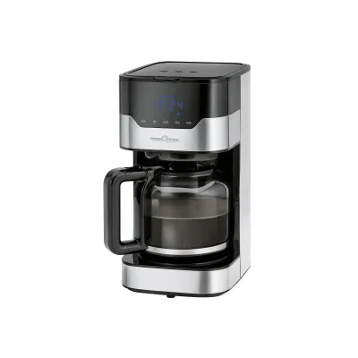 Profi Cook Filterkaffeemaschine PC-KA 1169 | 1,5l | Timer | Aromawahl | Warmhaltefunktion | Edelstahl-Schwarz