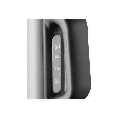 ProfiCook Wasserkocher PC-WKS 1106 | 1L | 2200W | Edelstahl | kabellos | 360° Basis | Wasserstandsanzeige