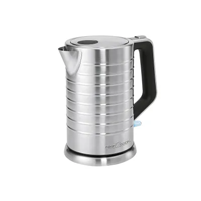 ProfiCook Wasserkocher PC-WKS 1119 | Edelstahl, kabellos, 1,7 l | 2200 W | 360°-Sockel | Wasserstandsanzeige | Inox