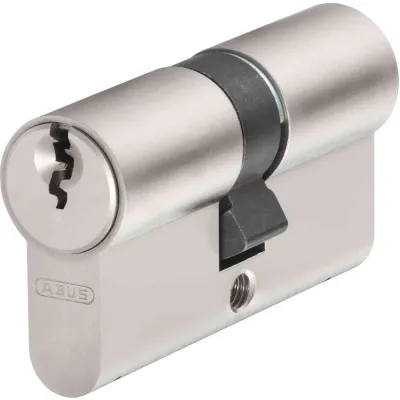 ABUS Profil-Doppelzylinder 598081 E30NP | Türzylinder 30/35 mm | Not- & Gefahrenfunktion | 6-Stift | 5 Schlüssel