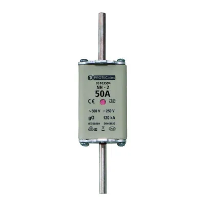 Protec.class NH-Sicherung PSI NH2 50A 214999 | Hochleistungssicherung 500V AC | 120kA | DIN VDE 0636