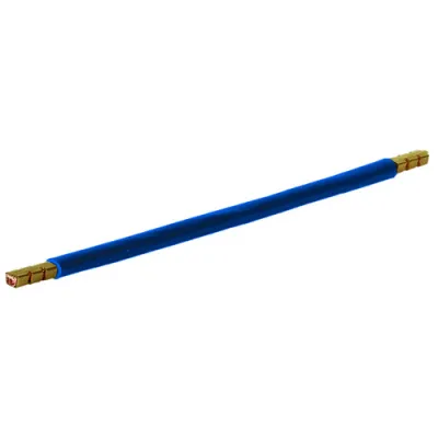 PROT Verdrahtungsbrücke PVDB1236AAB 123mm | konfektioniert | 6mm² | flexibel | Aderendhülsen beidseitig | blau