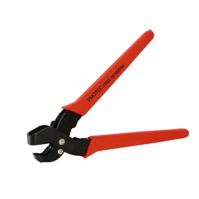 PROTEC.CLASS Ausklinkzange PAKZ 16 | 16mm rund | Spezialwerkzeugstahl | für Kunststoffgehäuse | brüniert | selbstöffnend