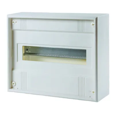 PROTEC.CLASS AP-Verteiler PAPV 12-1N | 1-reihig | Aufputz | 63A | IP30 | großer Verdrahtungsraum | Kunststoff