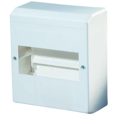 PROTEC.CLASS Aufputzminiverteiler PAPVMK 6 | 6 Module | mit Klemme | 63A | Aufputz | Kunststoff | schutzisoliert