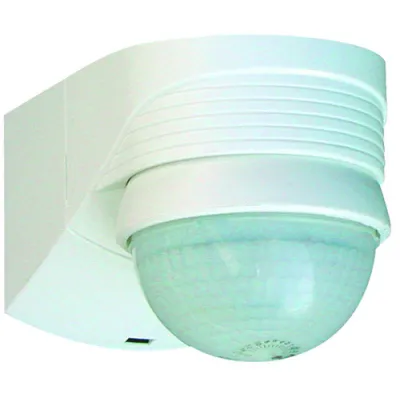 Protec.class Bewegungsmelder PBM 280 WS | 280° | IP54 | 16m Reichweite | weiß | UV-beständig | Außenmontage