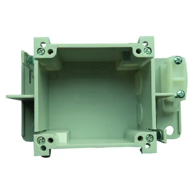 PROTEC Geräteeinbaudose PBRED-CEE | Einbaudose für CEE-Steckdosen bis 32A PBR Brüstungskanal 70mm | Polyamid | Grau