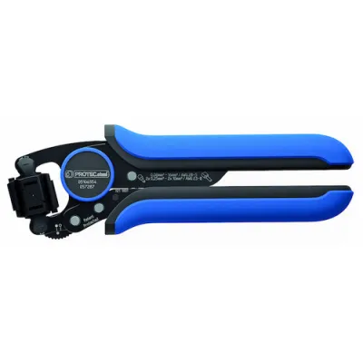 Protec.class Crimpzange PCA4 / 338952 | für Aderendhülsen 0,08-16mm² | 4-Kant-Crimp | drehbar | Softgriff