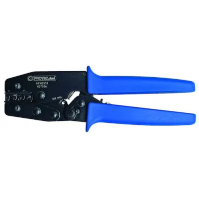 PROTEC.CLASS Crimpzange PCSOLAR | MC-4 Solar-Stecker | 2,5/4/6 mm² | Spezialstahl | Zwangssperre | Softgriffe
