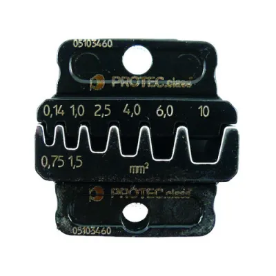PROTEC Wechseleinsatz PCWA3 für PCA3 0,14-10mm² | Aderendhülsen DIN 46228 | Softgriff | Zwangssperre | brüniert