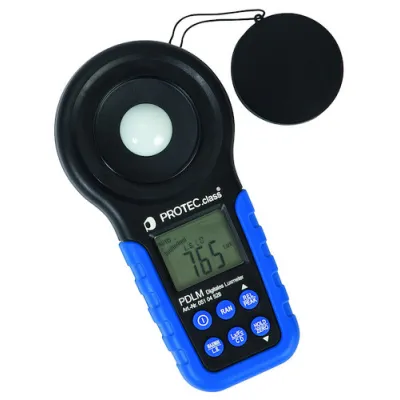 Protec.class Luxmeter PDLM 249889 | Digitales Luxmeter | Messbereich bis 200.000 Lux | LED-Lichtstärke | Data-Hold
