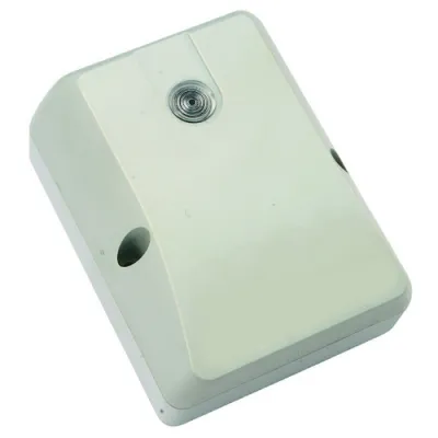 PROTEC.class Dämmerungsschalter PDSKN Kompakt | 230V | Wandmontage | LED geeignet | wetterfest | 2–300 Lux | Weiß