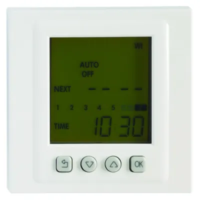 Protec.class Wochenzeitschaltuhr PDSU1WUPN | Digital | 28 Programme | 230V AC | DIN-Schiene | IP20 | UP-Montage