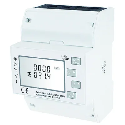 Protec.class Drehstromzähler PDSZ3MIDMOD 294931 | MID Modbus | 3-phasig | 100A | LCD | Industrie | Kunststoff | Weiß