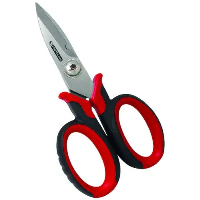 PROTEC.CLASS Elektrikerschere PESBA Basic | Kabelschere 150 mm | Edelstahl-Klingen | ergonomisch | rutschfest | Ø 3,5 mm