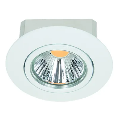 PROTEC.CLASS LED Einbaustrahler PESLED-WM 8W | 800lm | 3000K warmweiß | dimmbar | 38° | IP40 | Aluminium