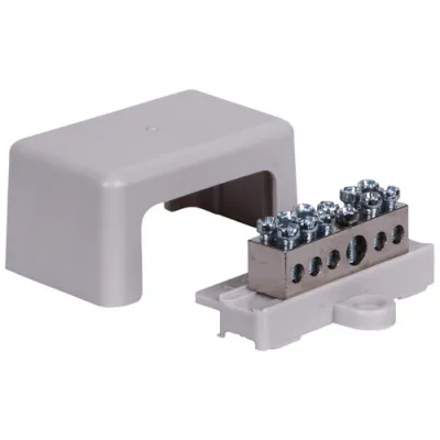 PROTEC.CLASS Erdungsschiene PESSA 208067 | Potentialausgleich | 1x6-25mm², 5x1,5-6mm² | IP20 | Halogenfrei