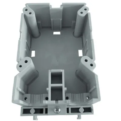 PROTEC Geräteeinbaudose PFBGD-CEE | CEE Industrie-Steckdoseneinbau bis 32A | 60/70 mm Lochmaß | Polyamid | lichtgrau