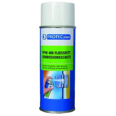 Protec.class Fließfett Spray PFFK 400 | Schmiermittel für Gelenke, Scharniere, Ketten | Korrosionsschutz | 400 ml