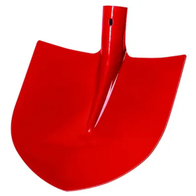 PROTEC.CLASS Grabeschaufel PFSS Frankfurter Form Gr. 5 | Schwerlastdülle | Vergütungsstahl | 300x270 mm | rot