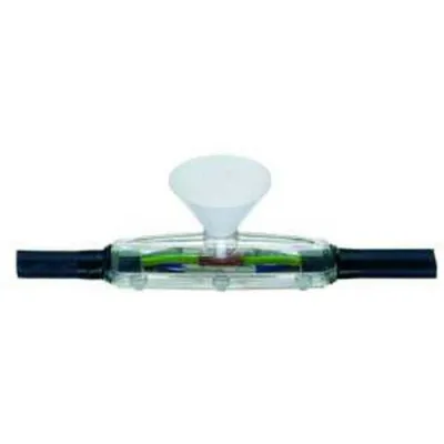 PROTEC.class Gießharzmuffe PGM 450 | Kabeldurchmesser 21-43mm | wasserdicht | inkl. Gießharz | Kunststoff | transparent