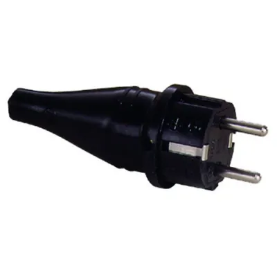 PROTEC.CLASS PGSTK 12 Gummi-Stecker schwarz IP44
