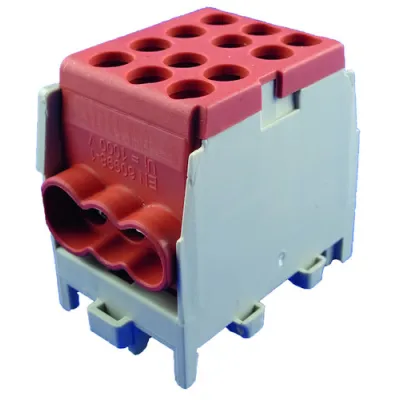 PROTEC.CLASS PHLAK2524BR Hauptleitungsabzweigklemme 25/16mm² | 1-polig | VDE | IP20 | Tragschiene