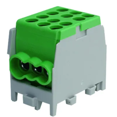 PROTEC.CLASS Hauptleitungsabzweigklemme PHLAK2524GN | 1-polig | 25/16mm² | Tragschienenmontage | grün