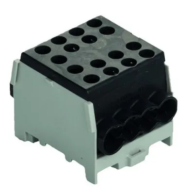 PROTEC.CLASS Hauptleitungs-Abzweigklemme PHLAK3526SW | 35/25 mm² | 1-polig | DIN-Schiene | VDE | IP20 | halogenfrei