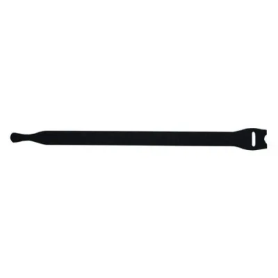 PROTEC.CLASS Klettband PKLET 05102039 | Kabelbinder wiederverwendbar | 25x300mm | 25 Stück | Schwarz