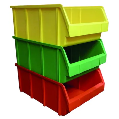 PROTEC.CLASS Lagerkasten PLAKA 1 | 054078 | Kleinteilebox stapelbar | 48,9x30,5cm | Polypropylen | gelb