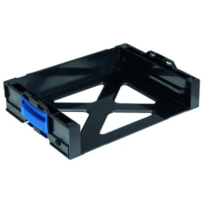 PROTEC.CLASS | Mobiles Regalsystem Rack PLBOXXRAS | IBoxx 72 kompatibel | modular | 5 kg Tragkraft | schwarz