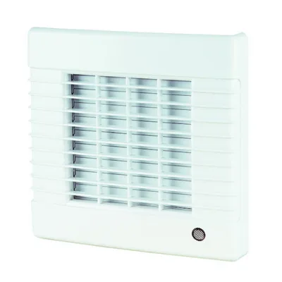 PROTEC.CLASS Lüfter PLKJT100 | Wand- & Deckenventilator | 98 m³/h | leise 34 dB | Nachlaufrelais | weiß