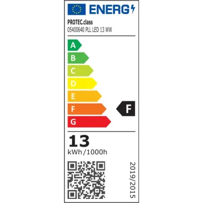 PROTEC.CLASS LED Unterbauleuchte PLL LED 13 WW 05400640 | 13W | 1388lm | 3000K warmweiß | inkl. Montageclips | weiß