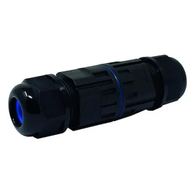 PROTEC.CLASS Verbindungsmuffe PMC5P | Kabelverbinder 5-polig | 0,75-2,5mm² | IP68 wasserdicht | Erdbereich | Schwarz