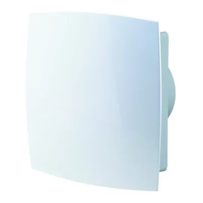 PROTEC.CLASS Lüfter PPQLKTA100 | Premium Badventilator leise | 100mm | Wand- & Deckenmontage | Nachlaufrelais | weiß