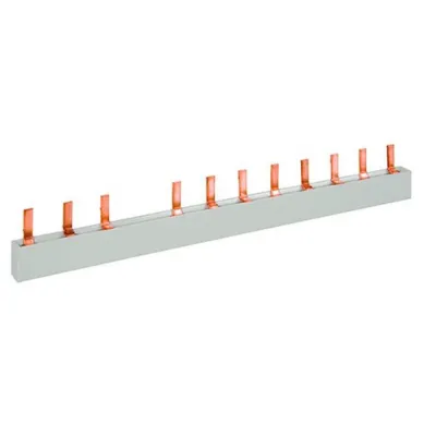 Protec.class Phasenschiene PPS210311SGFILS | Sammelschienensystem FI/LS | 210mm | 63A/100A | 400V | IP20 | Grau