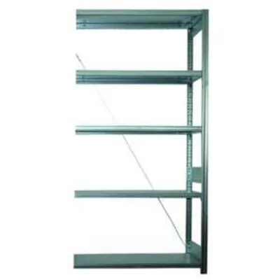 PROTEC Regal Anbaufeld PRAF 292732 | Schwerlastregal Erweiterung | 2000x1008x324 mm | 100 kg Fachlast | verzinkt