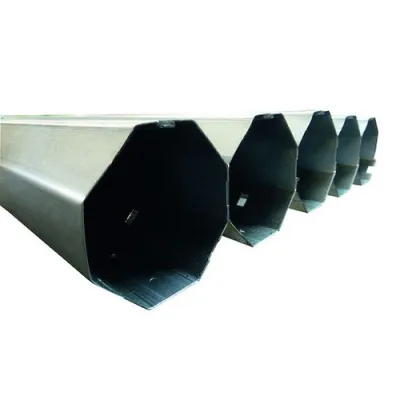 PROTEC.CLASS Stahlwelle PRLASW | Rollladenantrieb Achtkantwelle | 2 m | Ø 60 mm | verzinkter Stahl | Wandstärke 0,6 mm