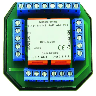 PROTEC.class Trennrelais Unterputz PRLATR2U | Jalousie- & Rollladenmotoren | 2 Motoren | 230V | Kunststoff | Weiß