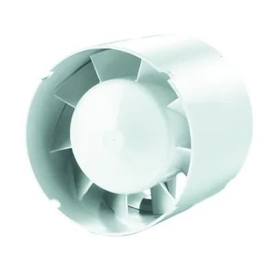 PROTEC.CLASS Rohreinschublüfter PRLK100 05103191 | Ventilator für Rohrsysteme | 100 mm | leise | Kunststoff weiß