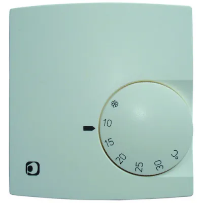 PROTEC Raumtemperaturregler PRTR 40 | Heizungssteuerung für alle Heizungen | 5–60°C | Wandmontage | Kunststoff | Weiß