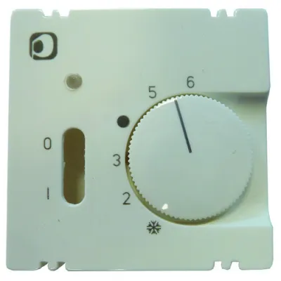 PROTEC.class Abdeckungsset PRTRAS550 | 55x55 mm Zentralplatte | für PRTR UP 550 | Raumtemperaturregler | Weiß