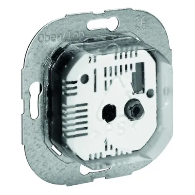 PROTEC.CLASS Raumthermostat PRTRUP111 Unterputz | Temperaturregler 5-30°C | Bimetall | 50x50 mm | IP30 | reinweiß