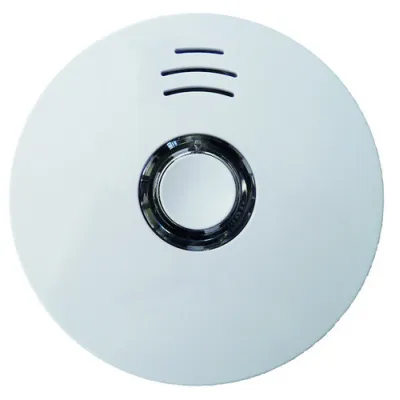 PROTEC.CLASS Rauchwarnmelder PRWM-310 | 10 Jahresbatterie | photoelektrisch | leise Pause-Funktion | >85 dB | Weiß