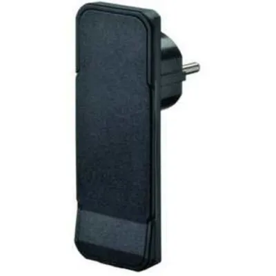 PROTEC.CLASS Schuko-Flachstecker PSFSS 05104417 | extrem flach | belgisch/französisch | Schraubanschluss | schwarz