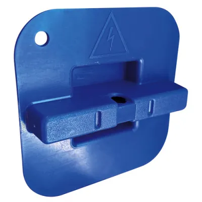 PROTEC.CLASS Steckdosen-Malerabdeckung PSMS50 | 50 Stück | Schutzkontaktabdeckung | Biokunststoff | Blau | 70x70x18mm