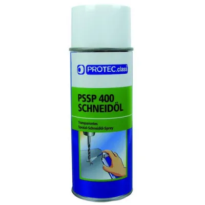 PROTEC.CLASS Schneidölspray PSSP 400 | 400ml Spray | Für Metall | Saubere Schnittflächen | Lange Standzeit