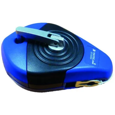 PROTEC.CLASS Schlagschnurroller PSSRNN 30m | PUSH-System | Magnesium-Gehäuse | 5:1 Schnelleinzug | Gürtelclip