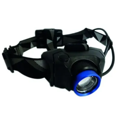 PROTEC.CLASS LED-Stirnlampe PTL SL | 5 Lichtmodi | stufenlos fokussierbar | bruchsicher | Cree LED | Schwarz